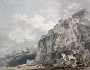 No.1187 Il Castello di Edimburgo, c.1793 da Thomas Girtin